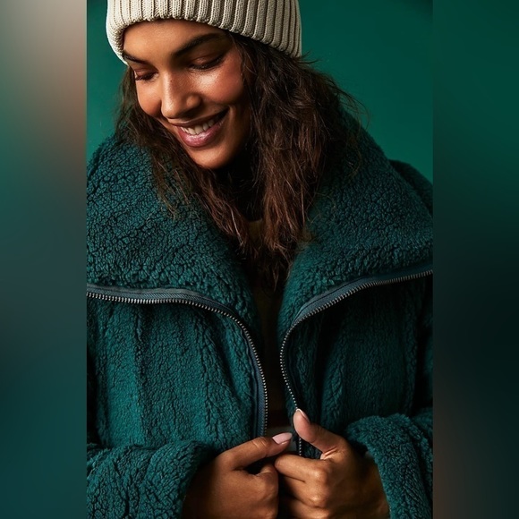 NWT - We The Free Slouchy Oversized Sherpa Jacket - Picture 2 of 4